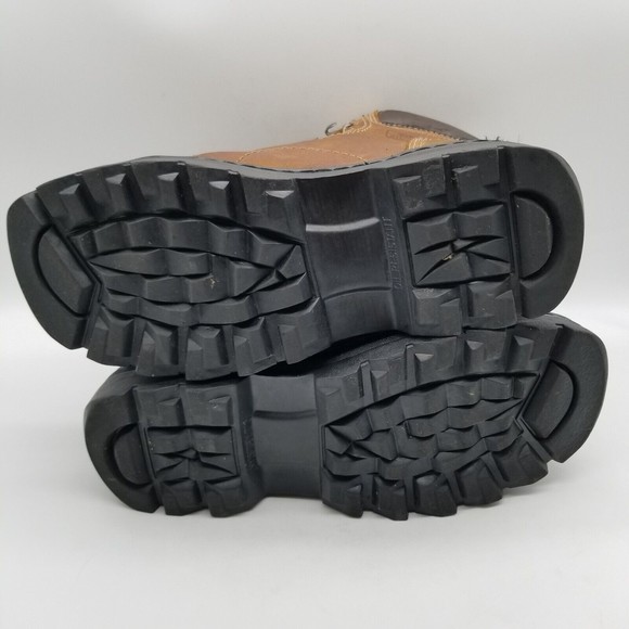 AdTec Women 6" Steel Toe Work Boots Lace Up Brown Leather 9.5 - Picture 5 of 8